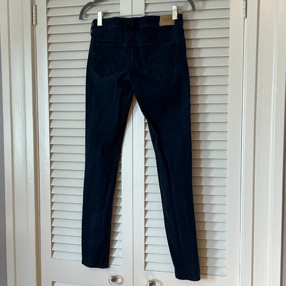 Abercrombie & Fitch skinny stretch denim navy 2 women - Picture 6 of 6